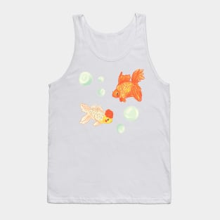 Goldfish with Bubbles Tank Top